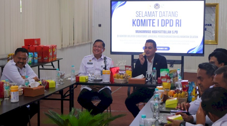Kakanwil Ditjenpas Kalsel Sampaikan Aspirasi Pemasyarakatan ke DPD RI