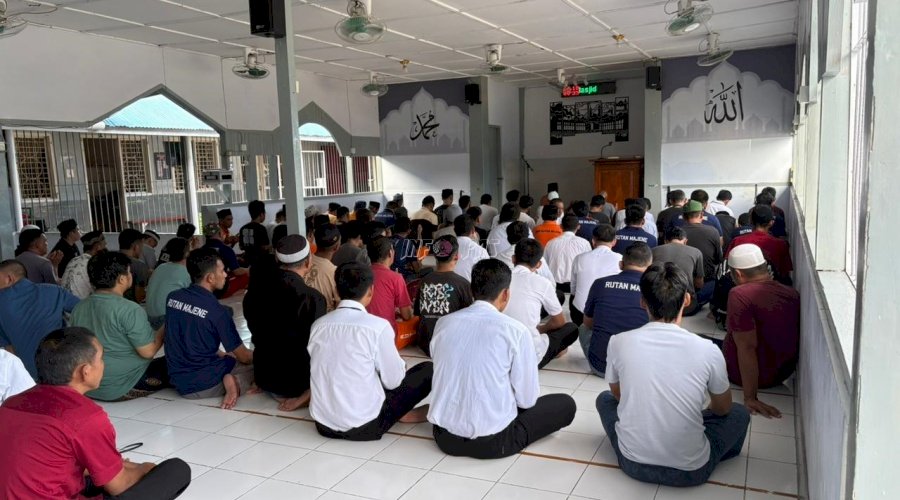 Bentuk Karakter Disiplin dan Spiritual Warga Binaan, Rutan Majene Gelar Zikir Bersama
