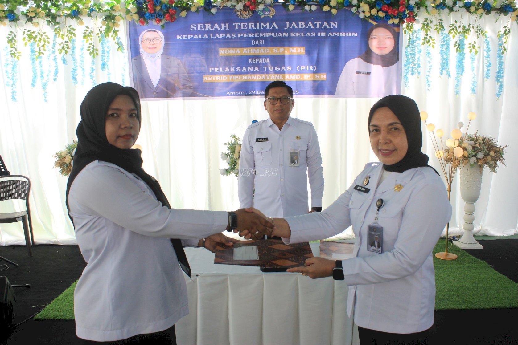 Sertijab Kalapas Perempuan Ambon, Kakanwil Ditjenpas Maluku Pastikan Keberlanjutan Pembinaan