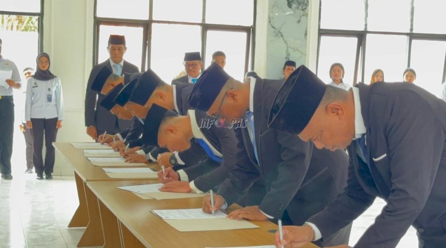 Perkuat Kinerja, Kakanwil Ditjenpas NTT Lantik 14 Manajerial dan Nonmanajerial 