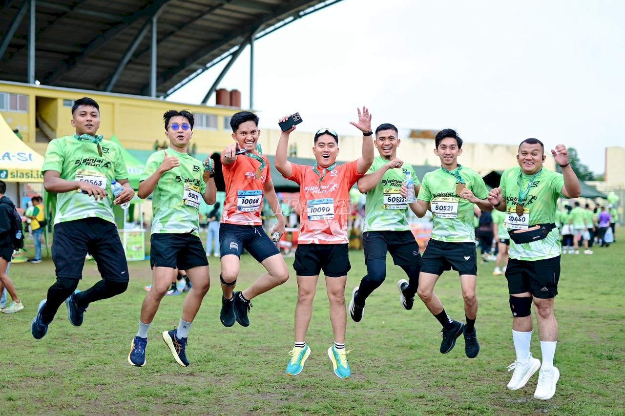 Dukung Gaya Hidup Sehat, Lapas Muara Tebo Turut Ramaikan Siginjai Run 2025