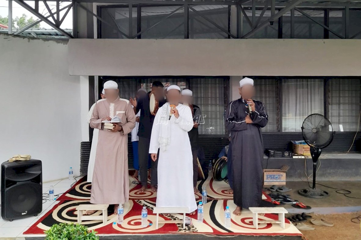 Lantunan Maulid Habsyi Hangatkan Kunjungan Akhir Tahun di Rutan Pelaihari