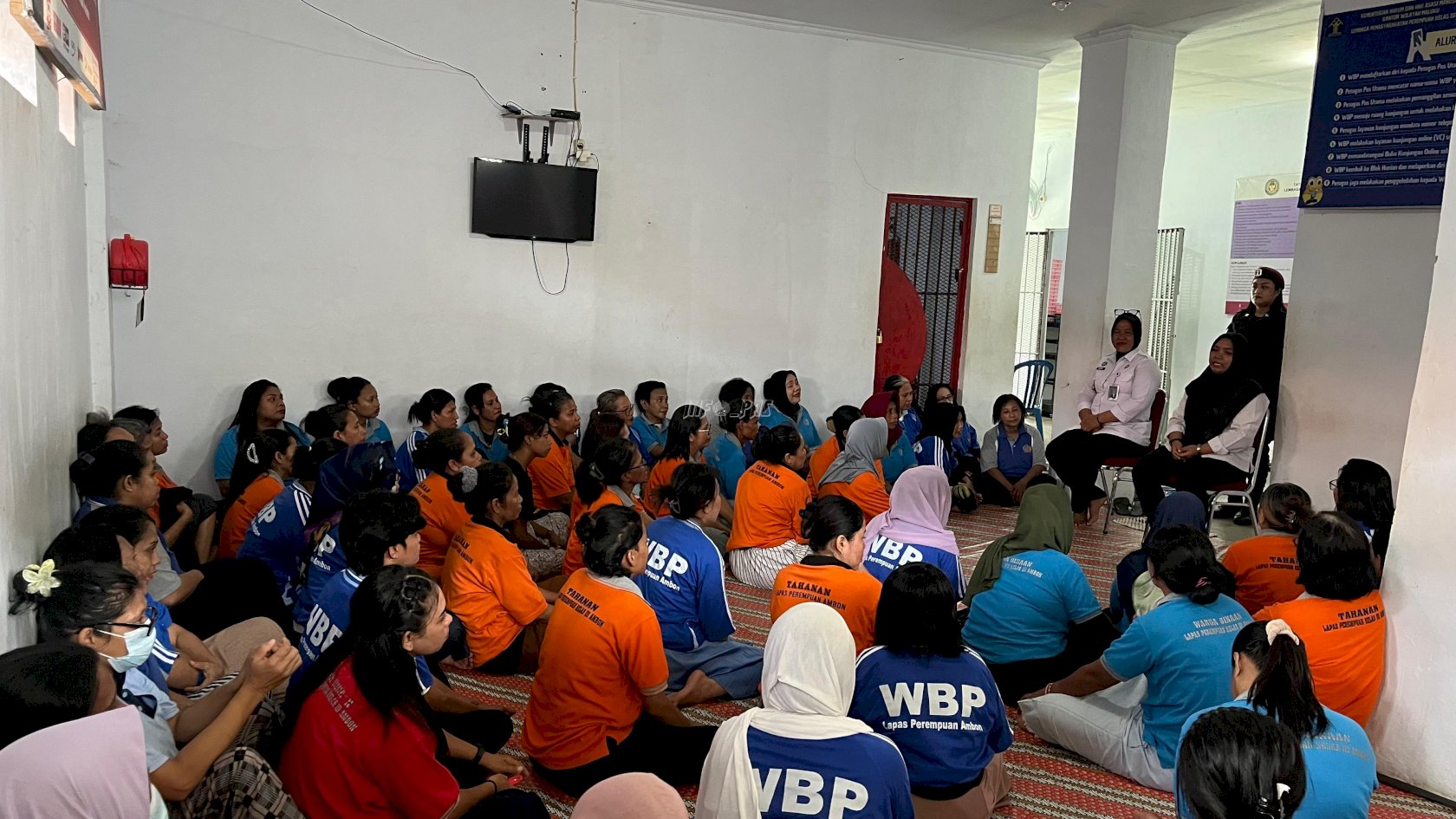 Awali Tugas, Plt Kalapas Perempuan Ambon Bangun Komunikasi dengan Warga Binaan