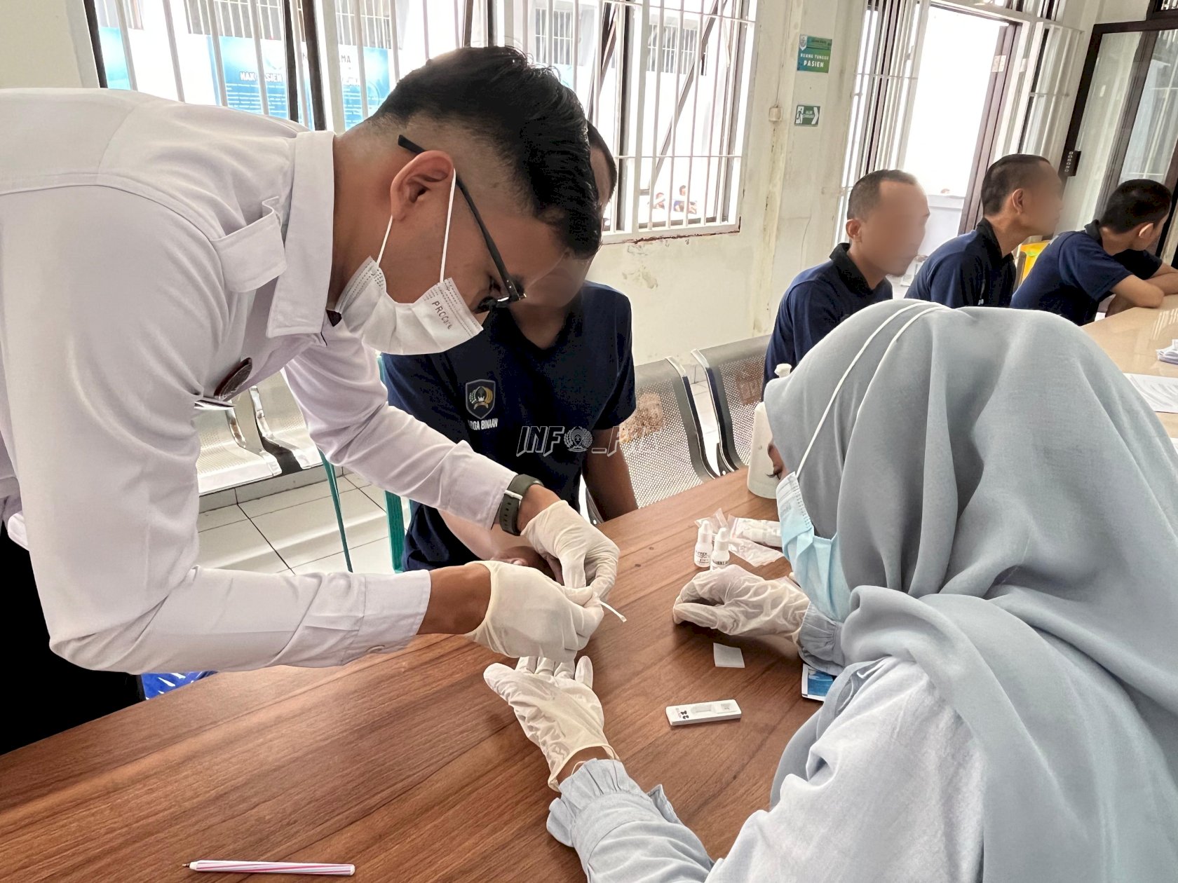 Deteksi Dini Penyakit Menular, Lapas Narkotika Pamekasan Cek HIV Warga Binaan Baru