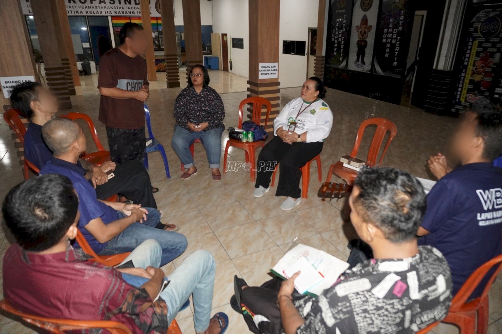 Perkuat Iman dan Karakter, Lapas Narkotika Karang Intan Gelar Pembinaan Kerohanian Nasrani