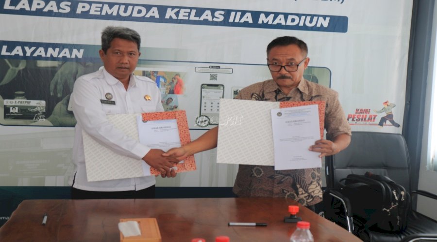 Pastikan Pemenuhan Hak Warga Binaan, Lapas Pemuda Madiun Sepakati Kontrak BAMA 2026
