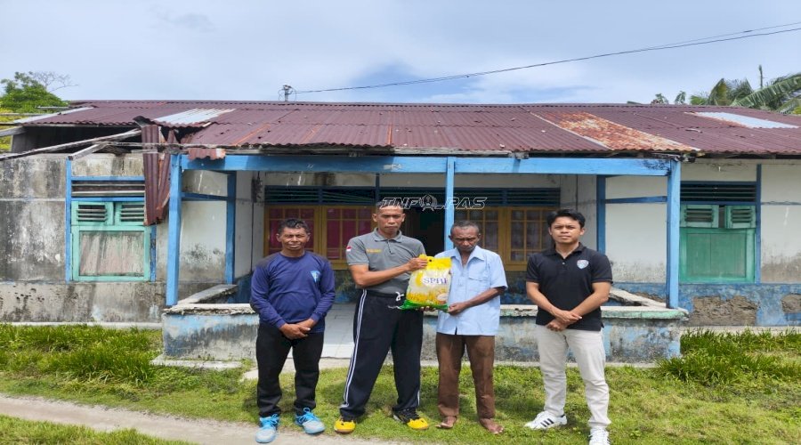 Tebar Kebaikan Awal Tahun, Lapas Geser Salurkan Bansos untuk Masyarakat.