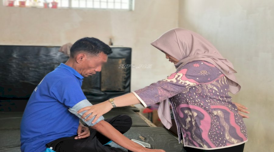 Rutan SoE Laksanakan Pemeriksaan Kesehatan Door to Door di Blok Hunian