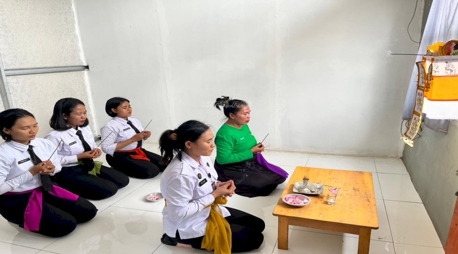 Sambut Tahun Baru 2026, Lapas Perempuan Palu Gelar Muhasabah dan Ibadah Bersama