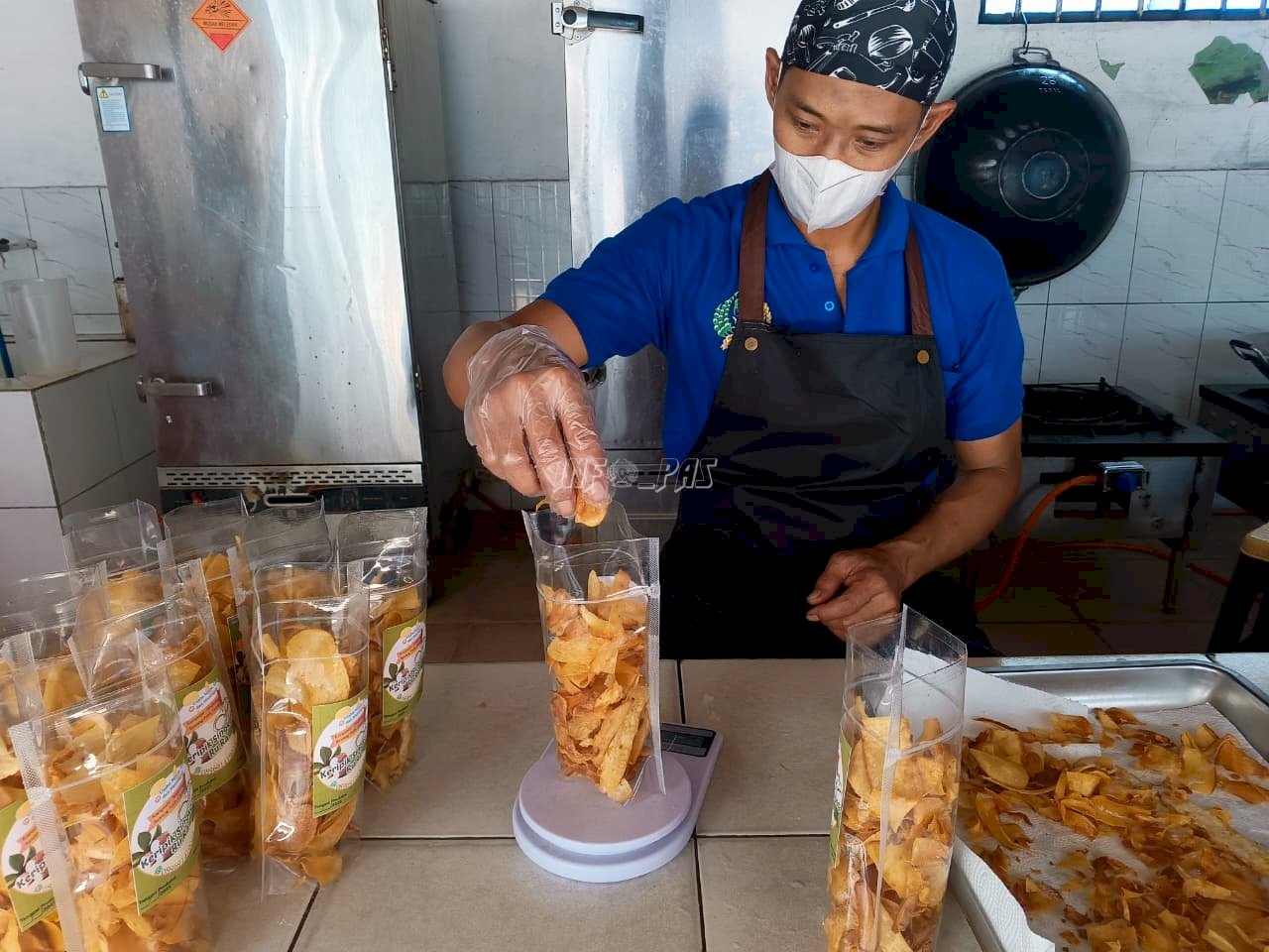Dorong Kemandirian, Rutan Rantau Kembangkan UMKM Keripik Singkong RURA