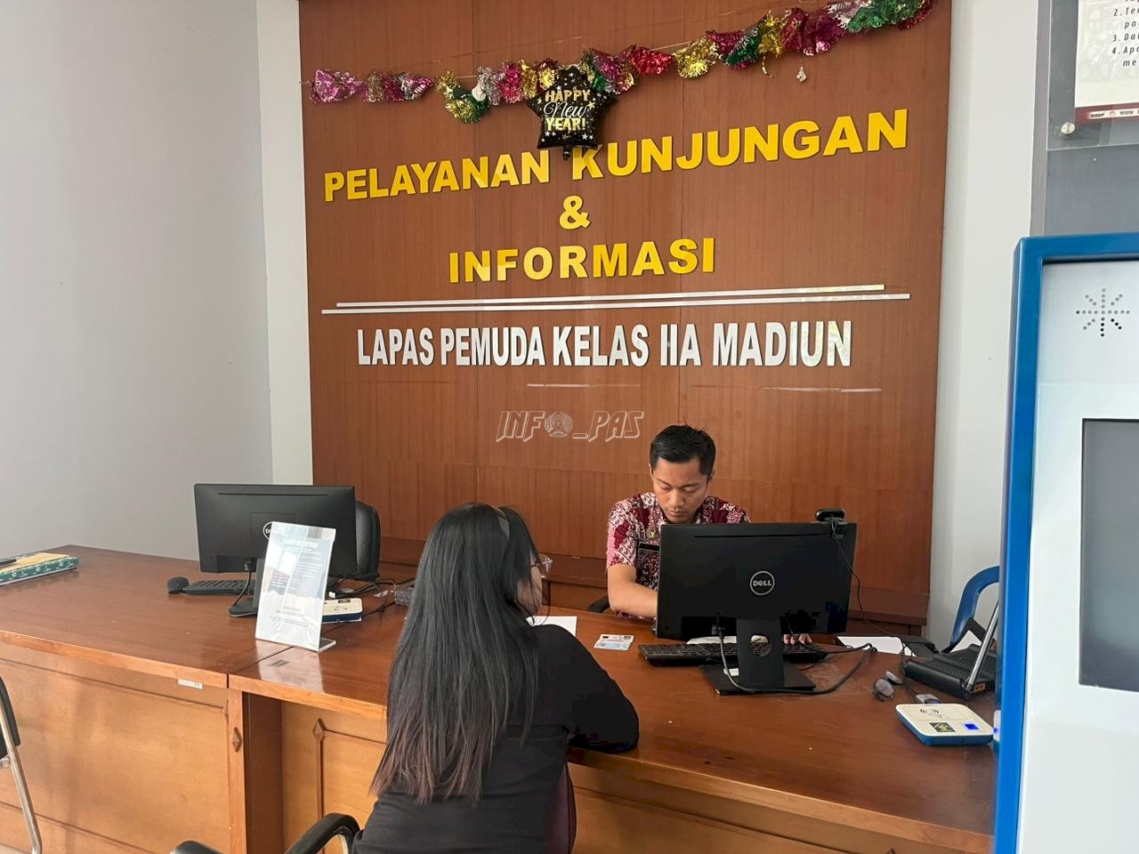 Komitmen Pelayanan Prima, Lapas Pemuda Madiun Buka Layanan Kunjungan di Hari Libur Nasional