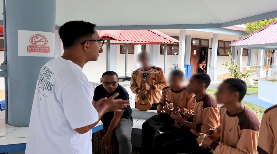 LPKA Ambon Dorong Kreativitas Anak Binaan melalui Pelatihan Musik Tradisional Jukululu