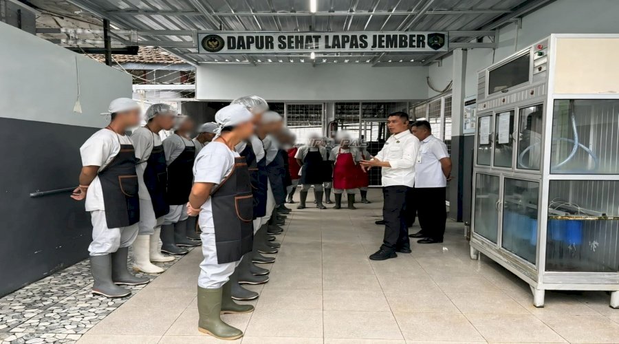Lapas Jember Optimalkan Layanan Makanan Berkualitas sesuai Standar
