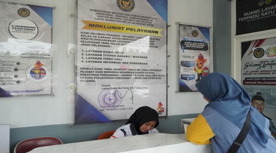 Tingkatkan Pelayanan Prima, Lapas Narkotika Karang Intan Sesuaikan Jadwal Kunjungan Tahun 2026