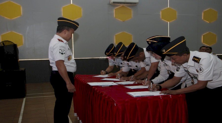 Semangat Baru, Lapas Kelas I Madiun Gelar Penandatanganan Perjanjian Kinerja Tahun 2026