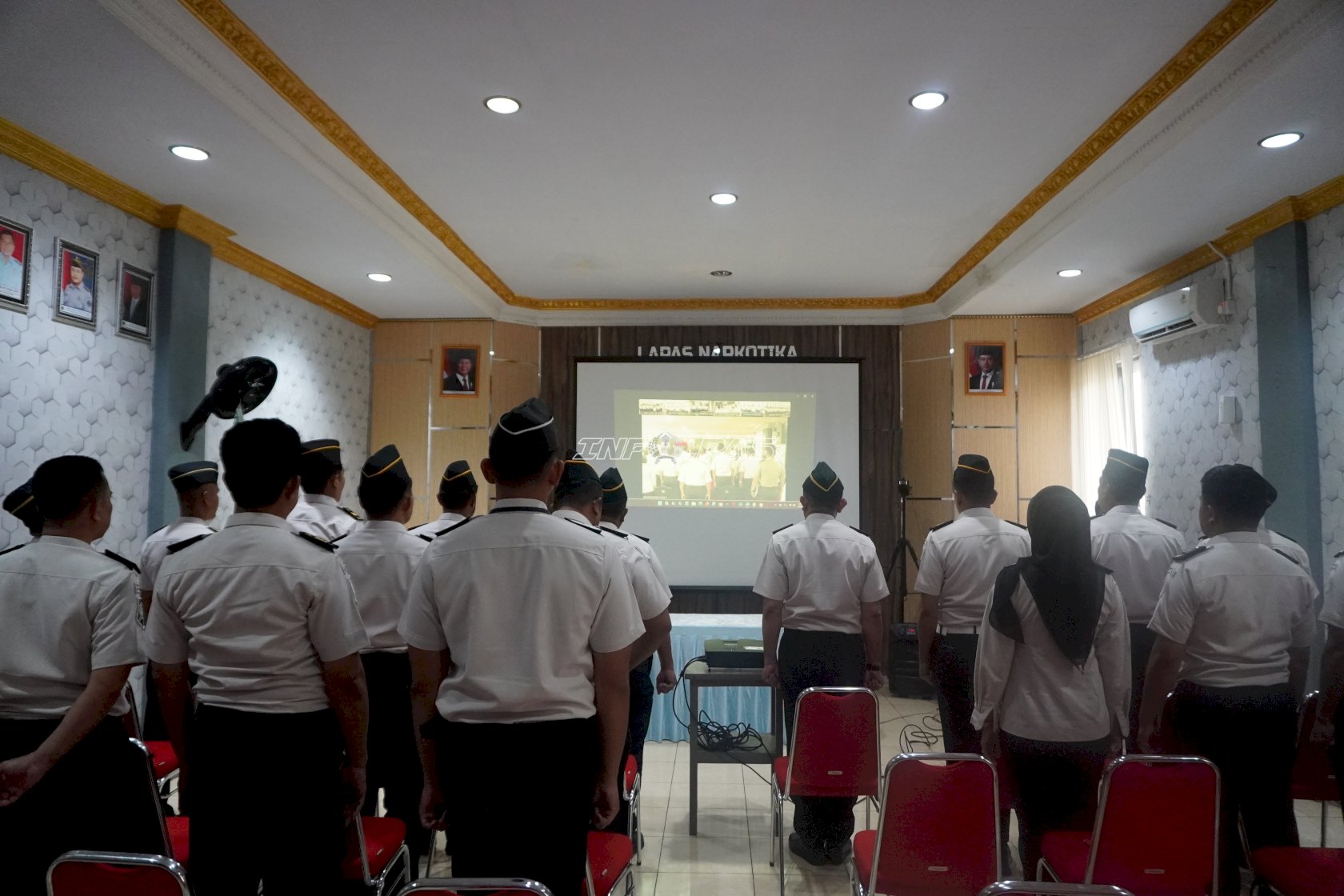 Songsong 2026 dengan Kinerja PRIMA, Lapas Narkotika Karang Intan Ikuti Apel Nasional Kemenimipas