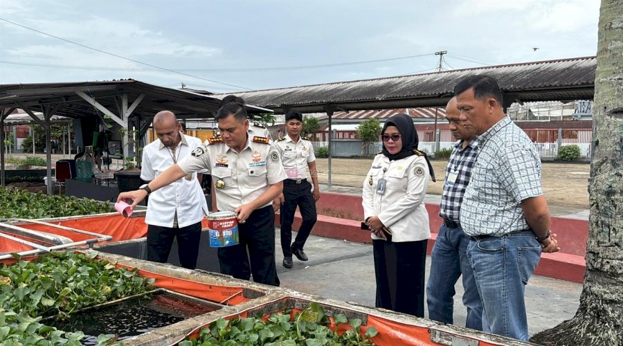 Sambut Ketua Kadin Jambi, Kalapas Jambi Paparkan Program Ketahanan Pangan 