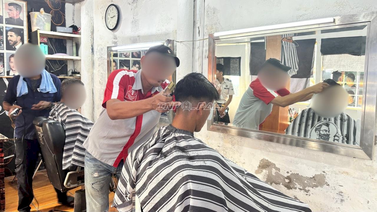 Barbershop Lapas Cipinang Jadi Ruang Belajar Kemandirian Warga Binaan