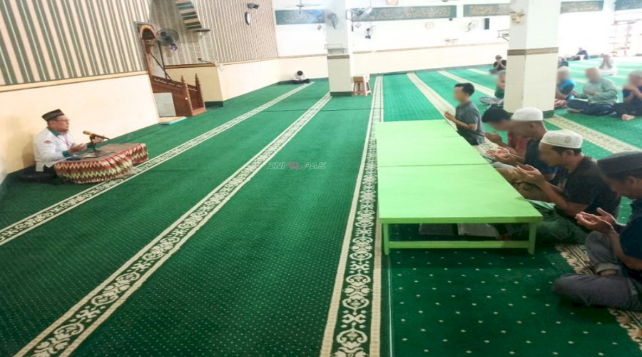 Lapas Banjarmasin Fasilitasi Kajian Keagamaan, Ajak Warga Binaan Raih Surga lewat Salat