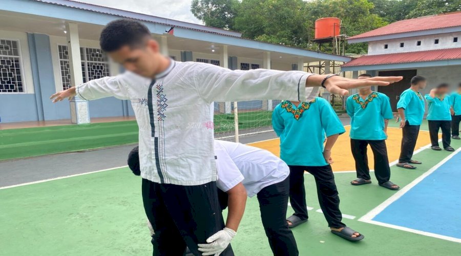 Penggeledahan Insidentil Wisma Hunian LPKA Ambon Cegah Gangguan Kamtib