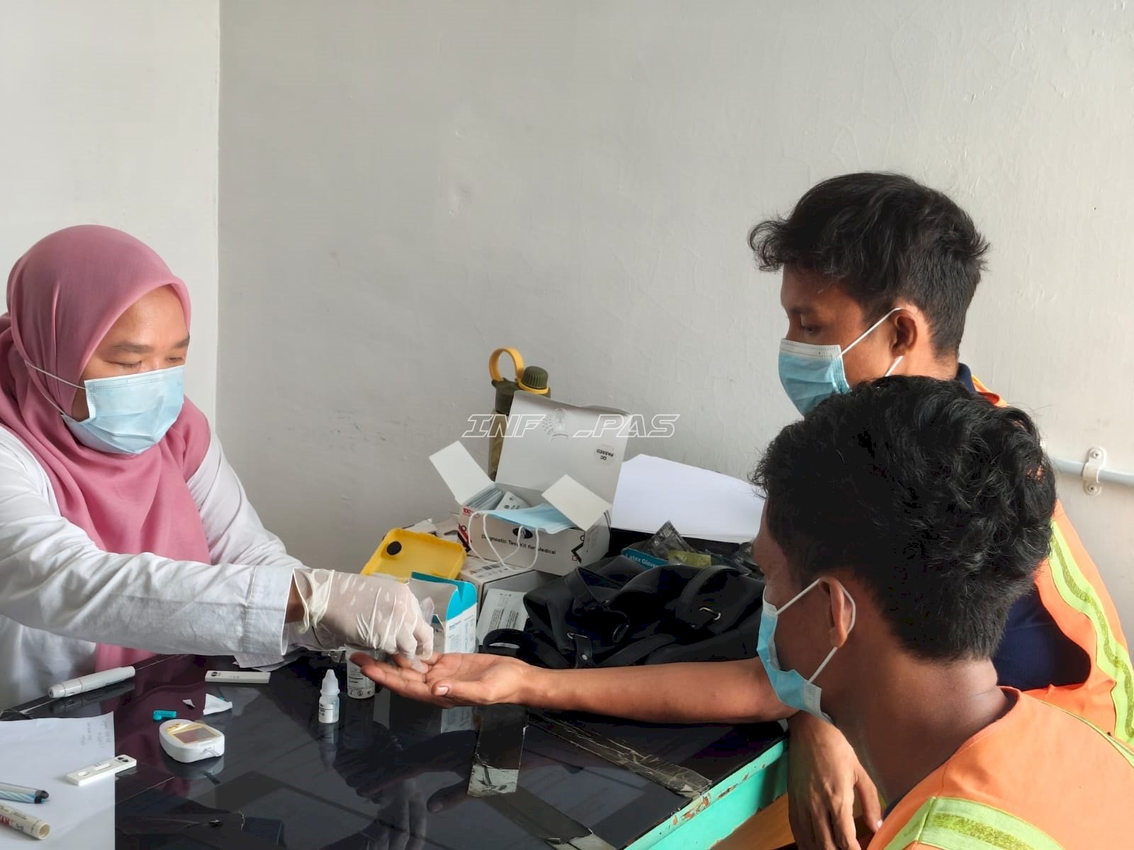 Skrining Kesehatan Lanjutan, Tujuh Warga Binaan Lapas Labuhan Bilik Ikuti Pemeriksaan HIV dan Sifilis
