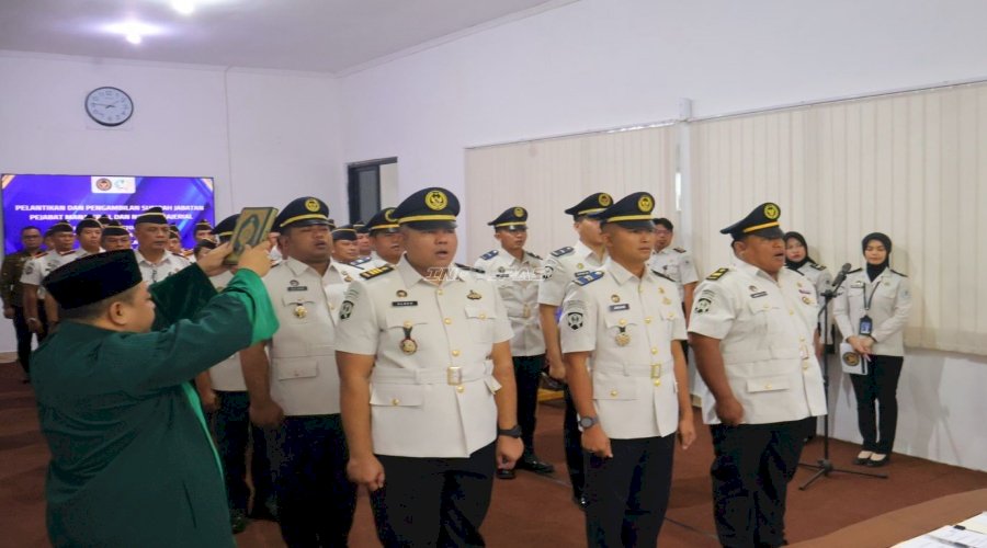 Kanwil Ditjenpas Kalsel Lantik Pejabat Manajerial dan Nonmanajerial, Tegaskan Penguatan Integritas dan Keamanan