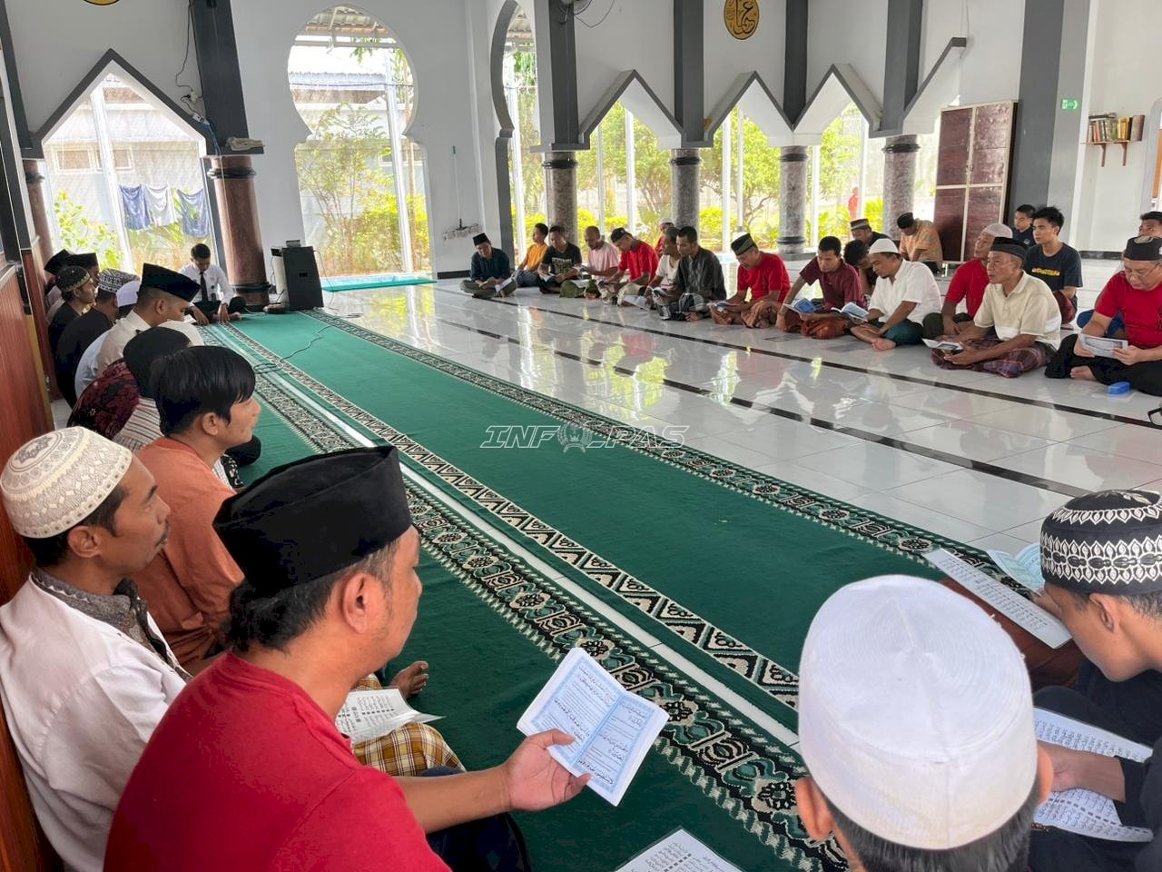 Sejukkan Hati Warga Binaan, Lapas Pemuda Madiun Gelar Pengajian Rutin