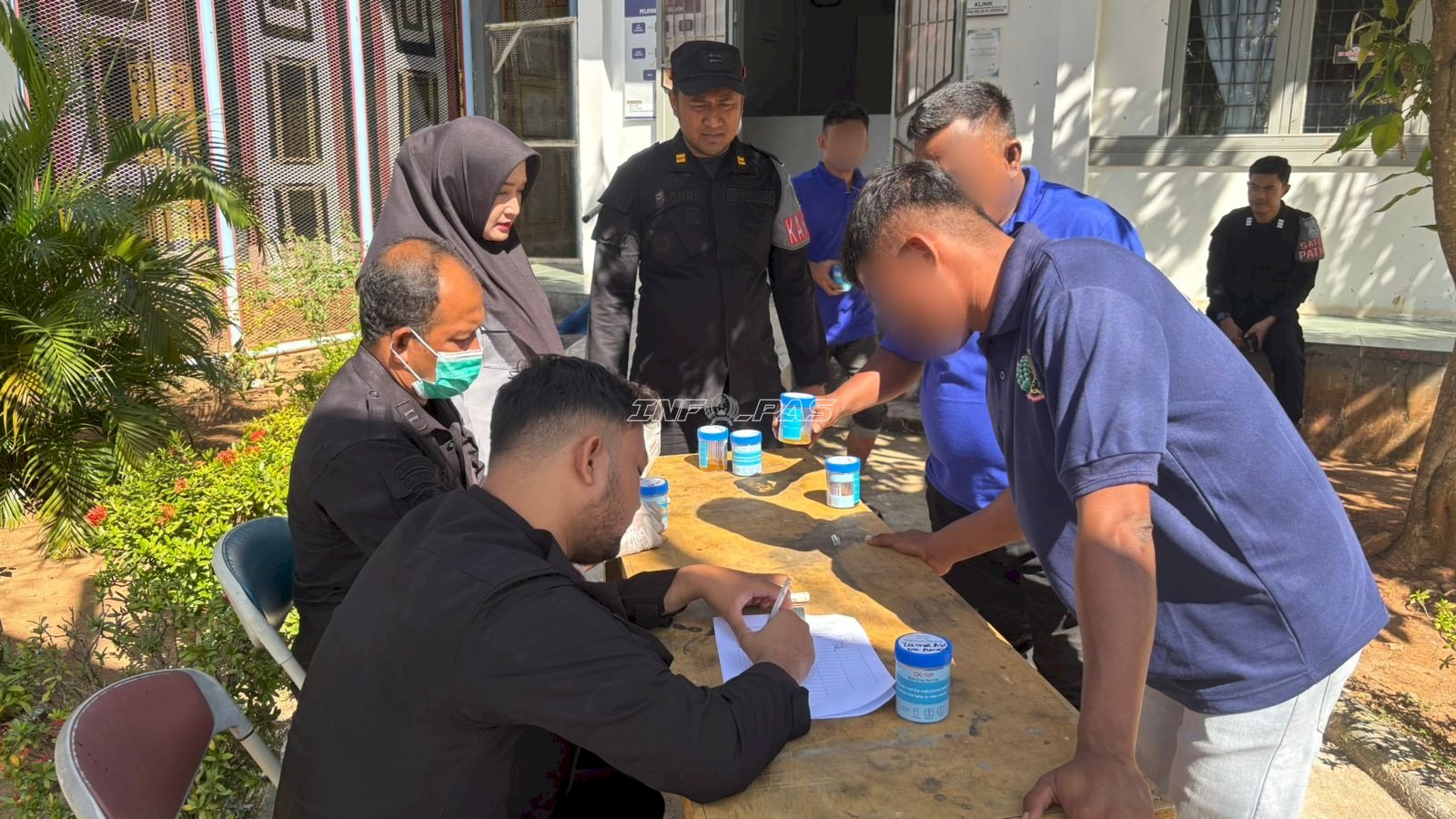 Tes Urine Awal 2026, Lapas Lhoknga Pastikan Pegawai dan Warga Binaan Bebas Narkoba