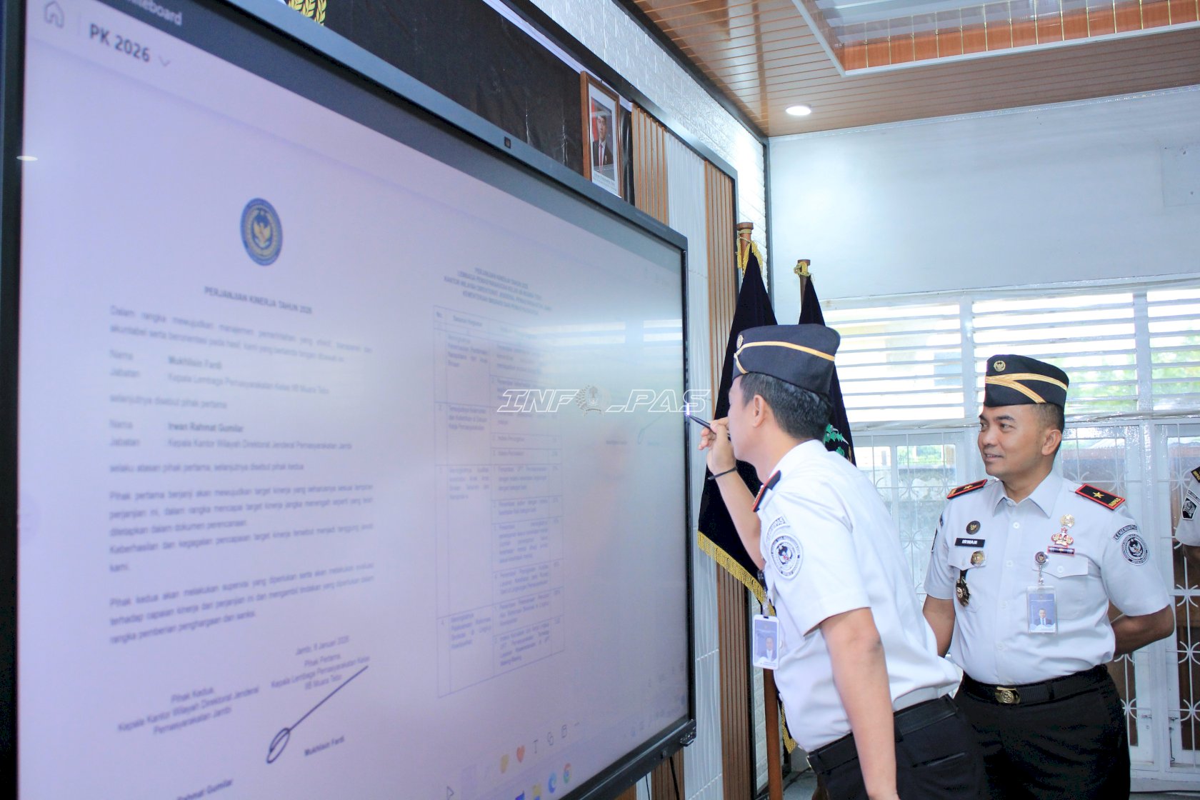 Kalapas Muara Tebo Teken Perjanjian Kinerja, Fokus Integritas dan Layanan