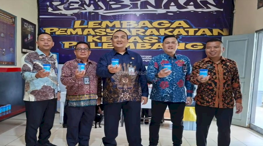 Komitmen Bersih dari Narkoba, Lapas Palembang Tes Urine Petugas dan Warga Binaan
