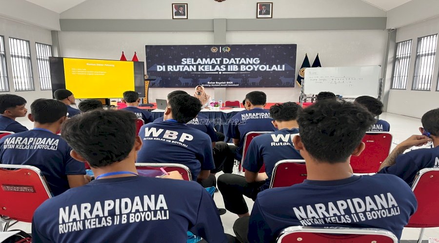Warga Binaan Rutan Boyolali Jalani Pendidikan Nonformal ‘Cerdas WBP’