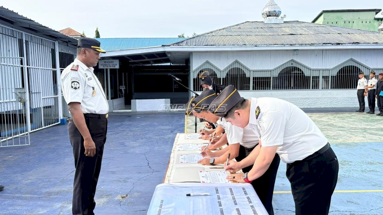 Deklarasi Janji Kinerja, Rutan Majene Tegaskan Arah Kerja 2026