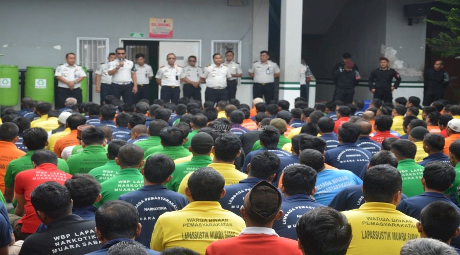 Kepala KPLP Narkotika Muara Sabak Sapa Warga Binaan, Perkuat Komunikasi dan Kebersamaan