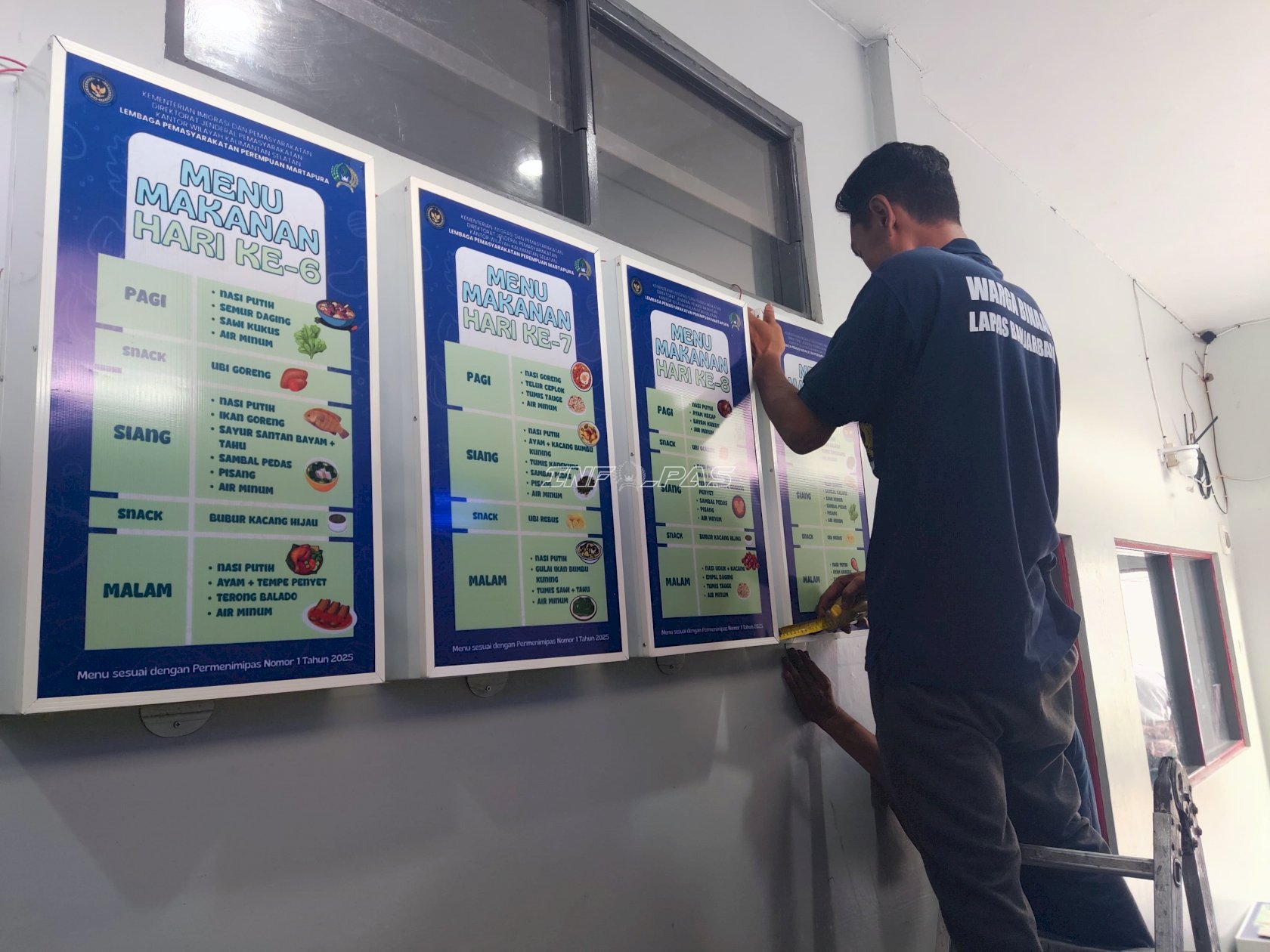 Warga Binaan Lapas Banjarbaru Pasok Neon Box untuk Dapur Lapas Perempuan Martapura