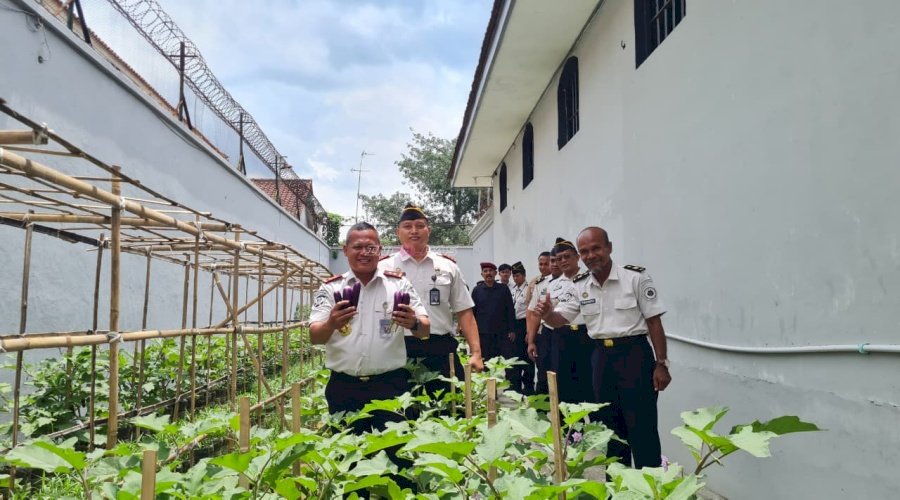Rutan Kebumen Sambut Kunjungan Kakanwil Ditjenpas Jateng, Apresiasi Ketahanan Pangan