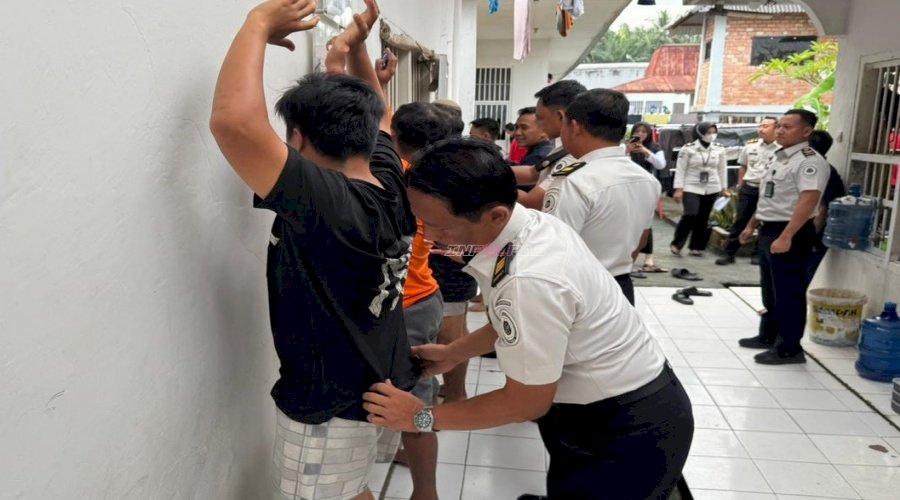 Wujudkan Lingkungan Kondusif, Lapas Muara Bulian Razia Kamar Hunian Warga Binaan