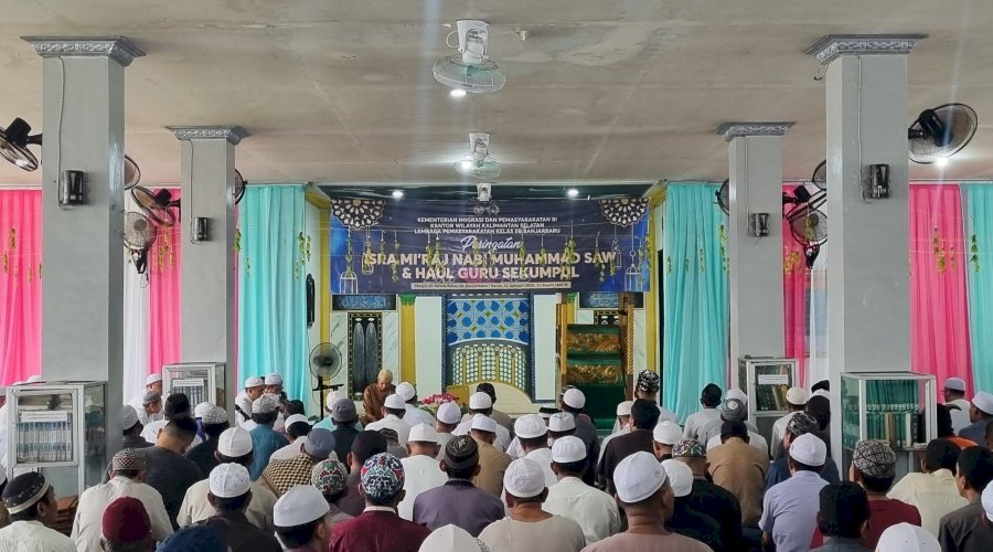 Warga Binaan Tingkatkan Iman dan Takwa lewat Peringatan Isra Mikraj Nabi Muhamamd saw.