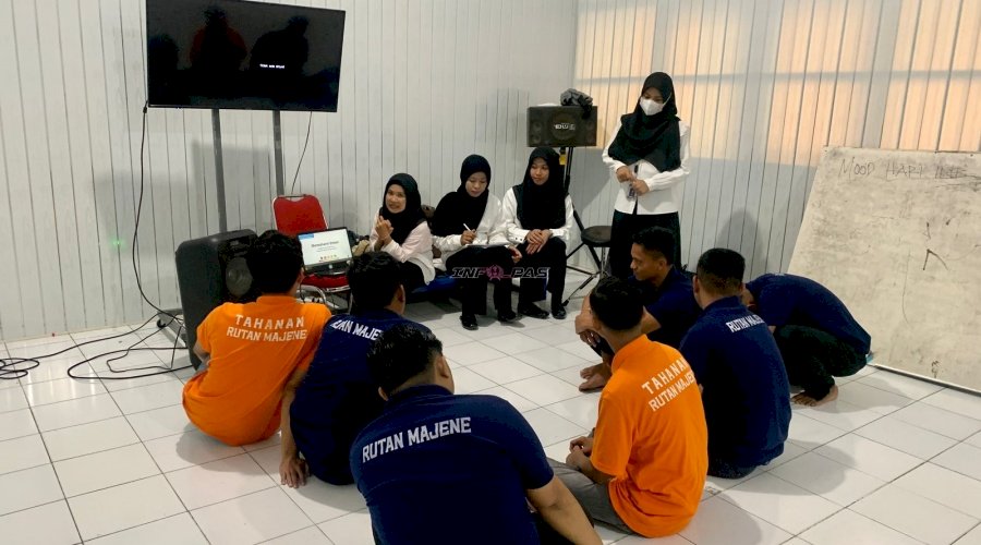 Penyuluhan Kesehatan Mental di Rutan Majene, Bantu Warga Binaan Kelola Emosi secara Sehat
