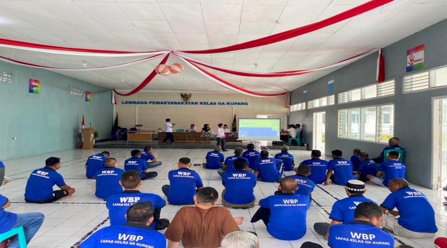 Lapas Kupang Gelar Penyuluhan Pengolahan Sampah Medis dan Nonmedis bagi Warga Binaan