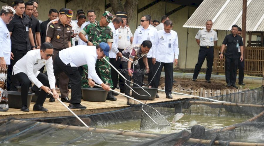 Panen Raya Serentak Pemasyarakatan Hasilkan 123,5 Ton Komoditas Ketahanan Pangan
