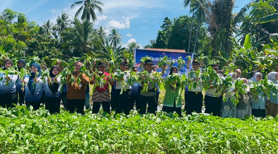 Panen 40 Kg Sayuran, Lapas Tolitoli Donasikan untuk Korban Bencana di Sumatra