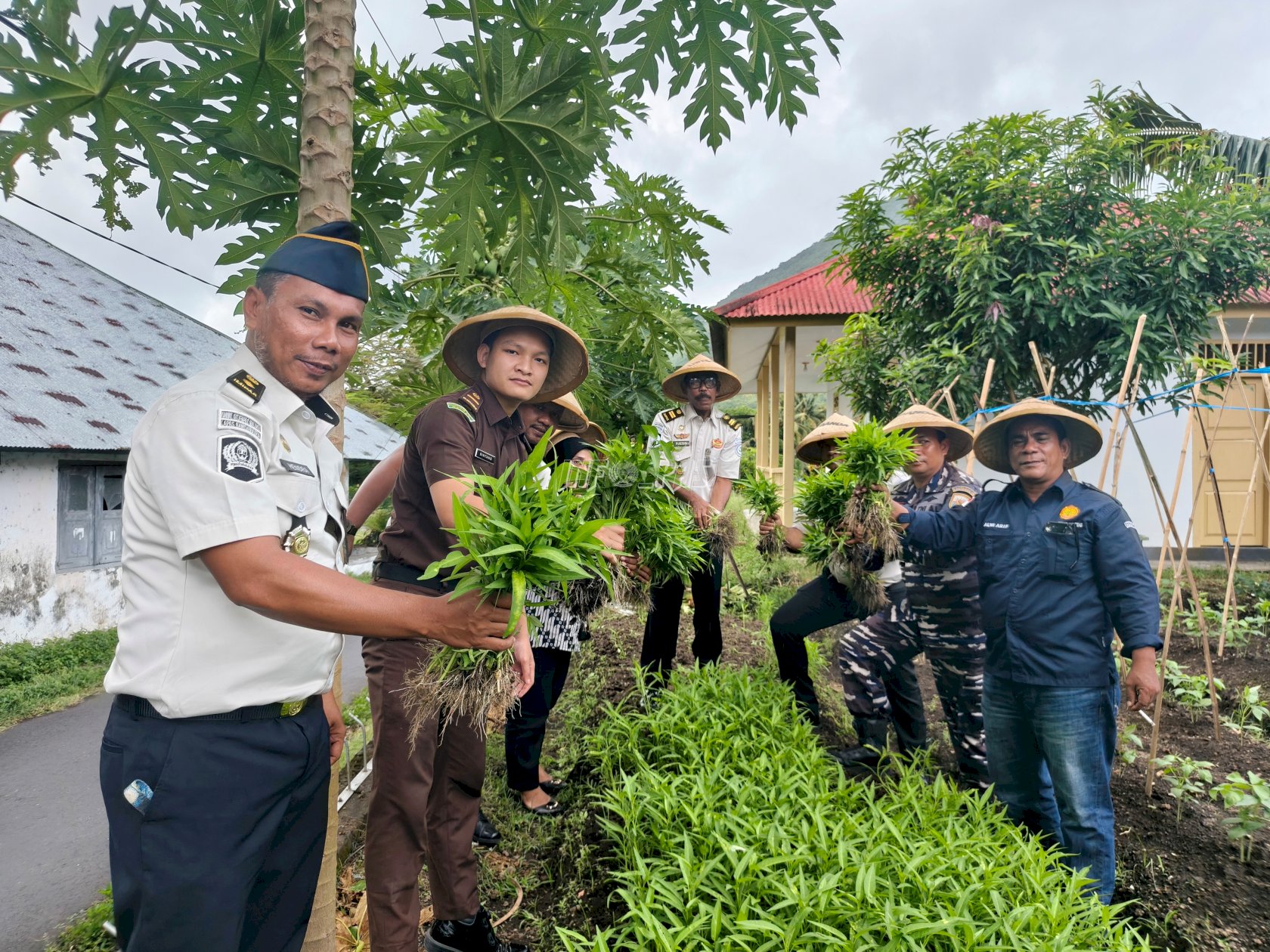 Panen Raya Serentak, Lapas Bandanaira Donasikan Hasil untuk Korban Bencana