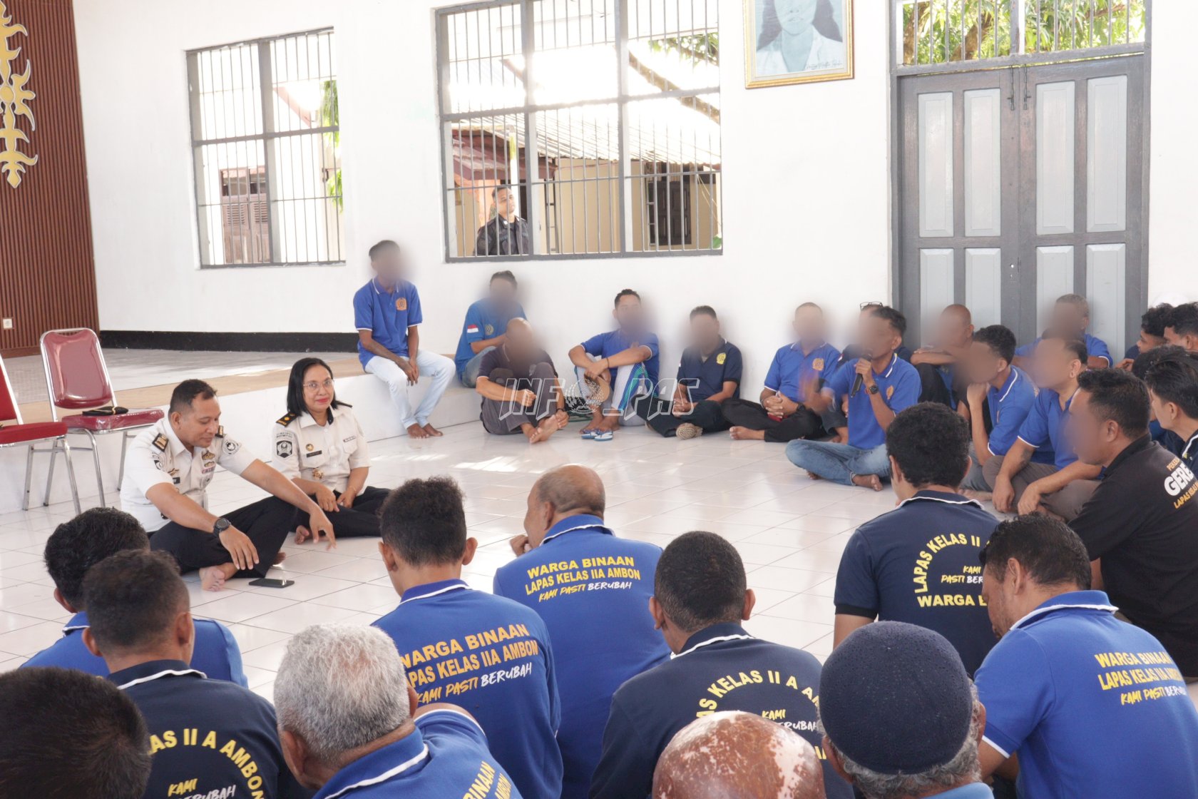 Perkuat Keamanan dan Pembinaan, Pejabat Baru Lapas Ambon  Buka Ruang Diskusi dengan Warga Binaan