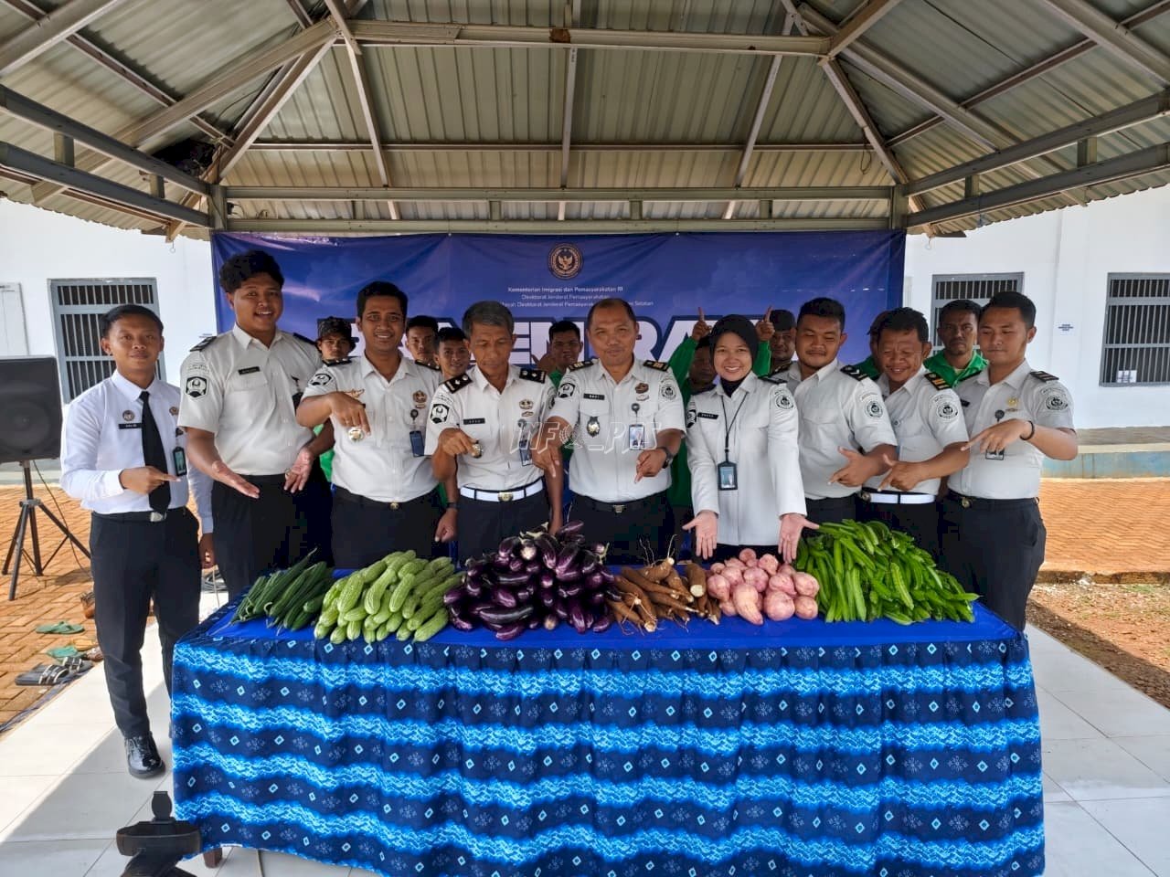 Panen Raya Serentak 2026, Rutan Pelaihari Hasilkan Ratusan Kilogram Komoditas Pangan