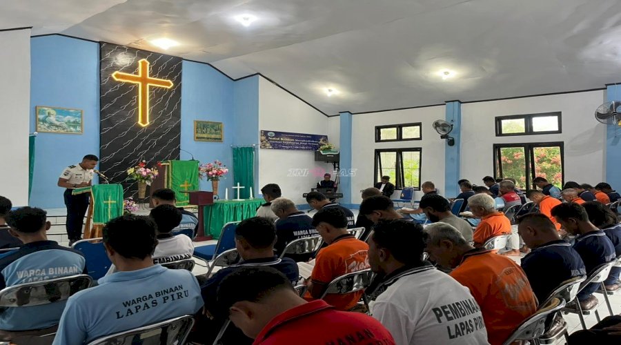 Ibadah Buka Usbu Perkuat Keimanan Warga Binaan Lapas Piru 