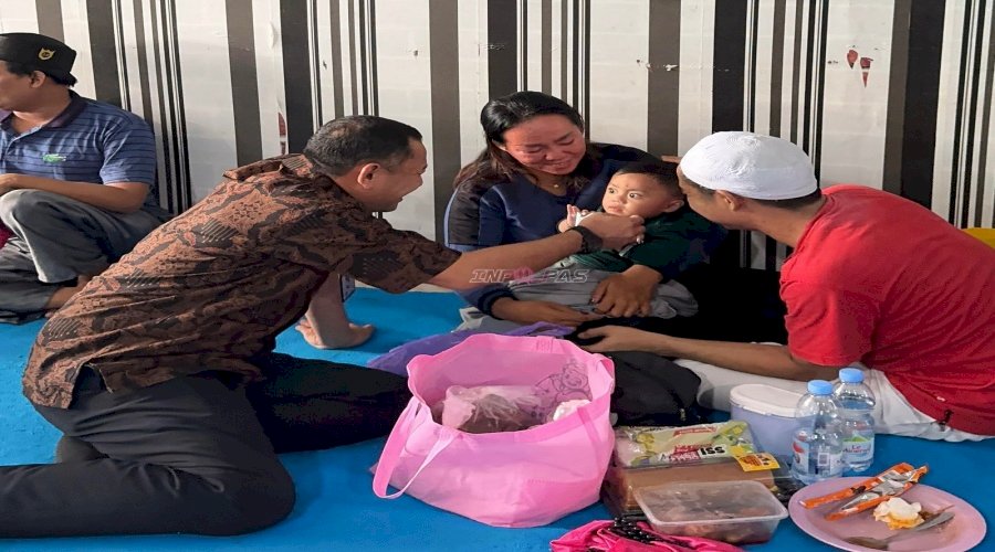 Humanis dan Penuh Kepedulian, Lapas Narkotika Karang Intan Bagikan Susu untuk Anak Keluarga Warga Binaan