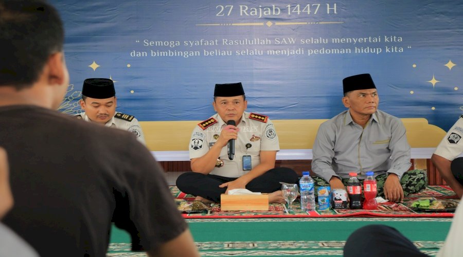 Lapas Pemuda Madiun Peringati Isra Mikraj Nabi Muhammad saw. dengan Ceramah 
