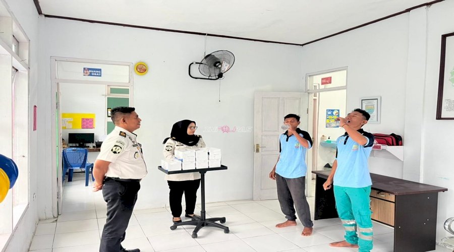 Tujuh Warga Binaan Lapas Piru Masuki Fase Lanjutan Pengobatan TBC, Lapas Piru Terapkan PMO Ketat