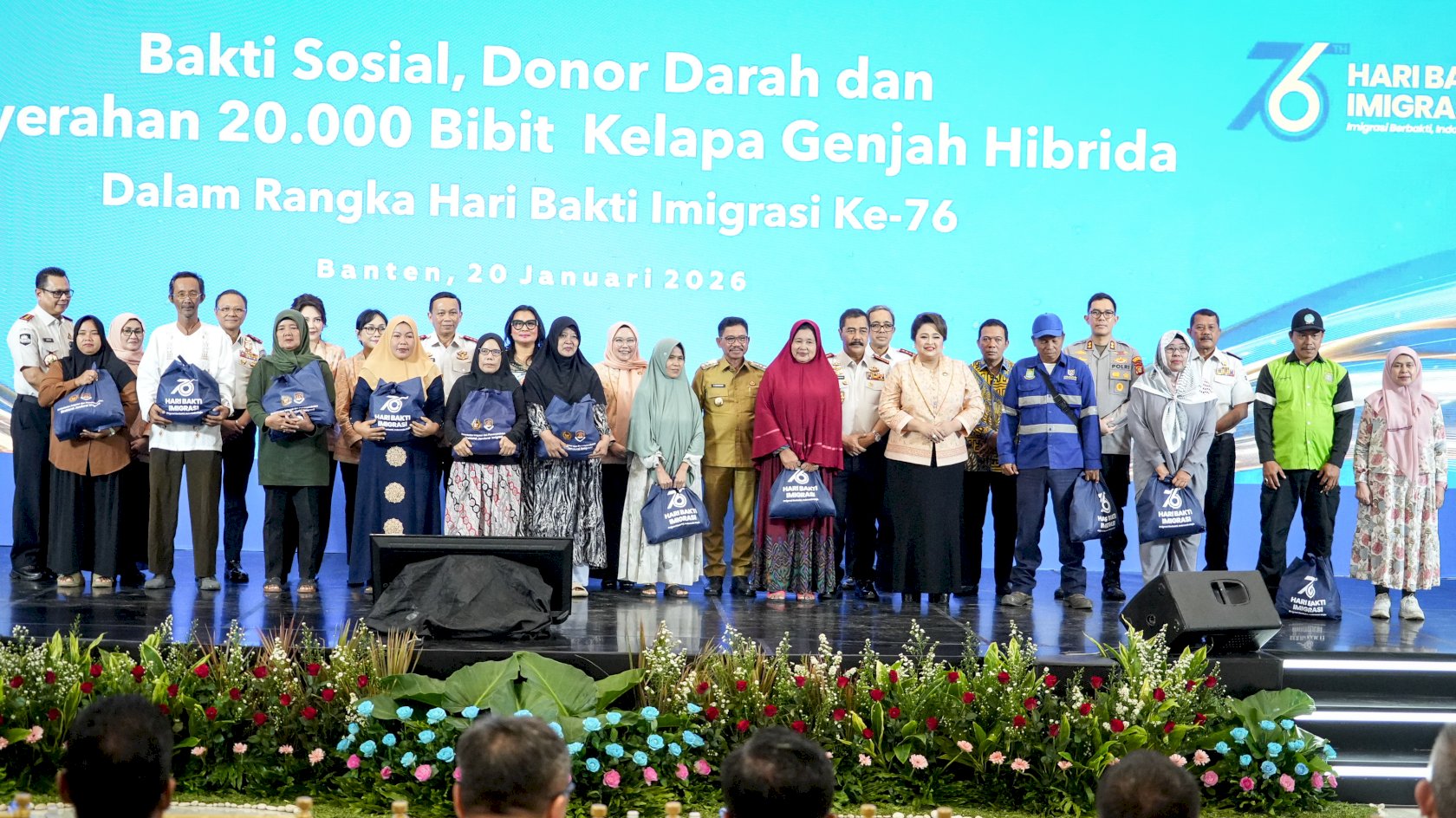 Pemasyarakatan Tingkatkan Sinergi dan Kepedulian Sosial pada Rangkaian Hari Bakti Imigrasi Ke-76