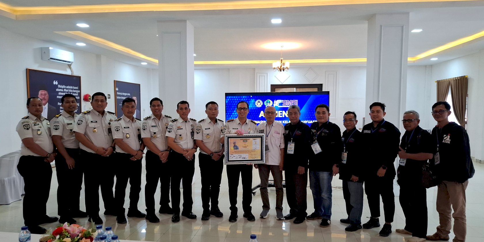 Apresiasi Pembinaan Warga Binaan, Lapas Banyuasin Raih Anugerah Sahabat Pers dari SMSI Banyuasin